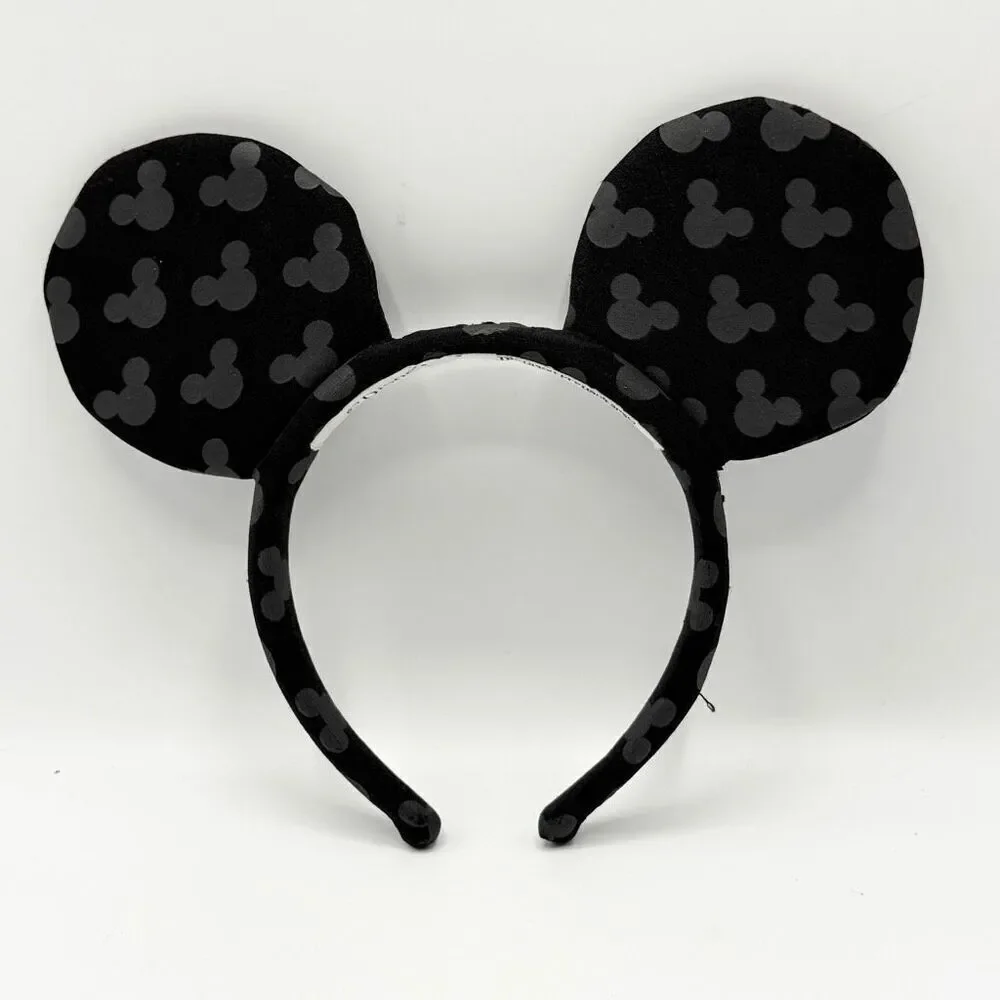 Disney Parks The Great PretendEars Mickey Mouse Printed Black Headband - OSFM